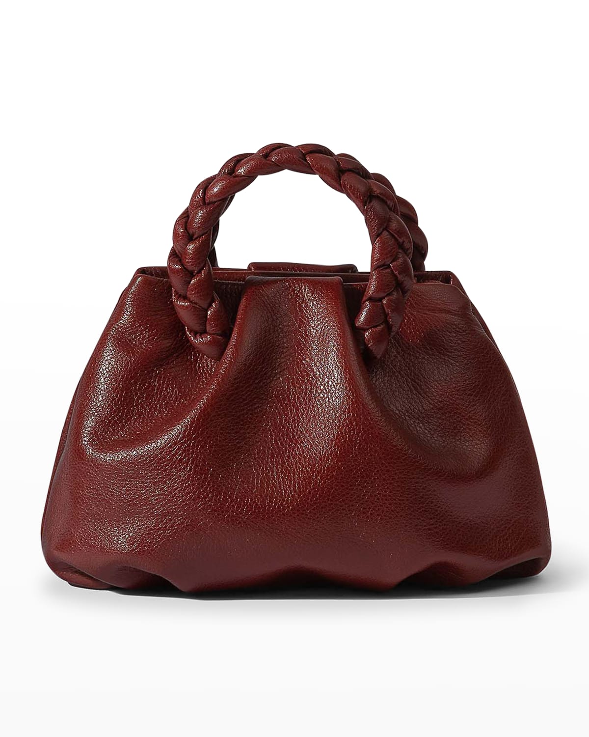Hereu Women's Bombon Crinkled Metallic Bag Silver