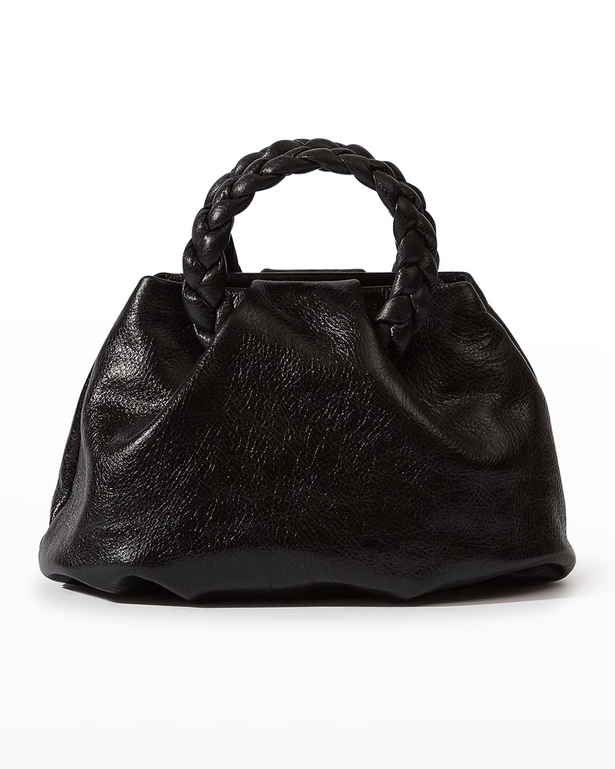 Hereu Bombon Crinkled Glossy Bag in Black main image 1