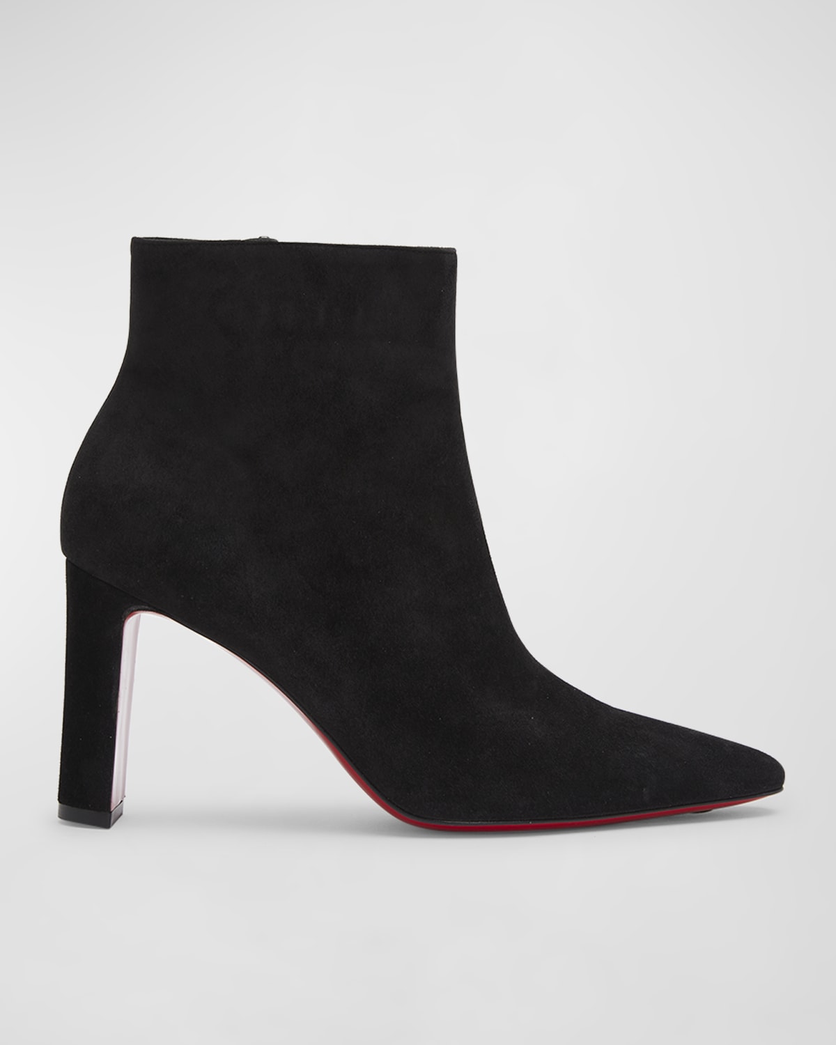 Christian Louboutin Kate Perforated Red Sole Ankle Booties | Neiman Marcus