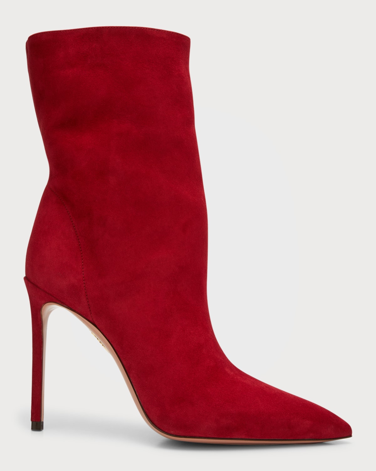 Stuart Weitzman Stuart Stretch Suede Stiletto Booties Neiman Marcus