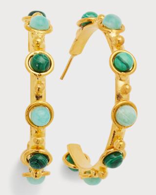 Sylvia Toledano Cascade 3 Earring in Pink Quartz/Moonstone/Amazonite main image 1