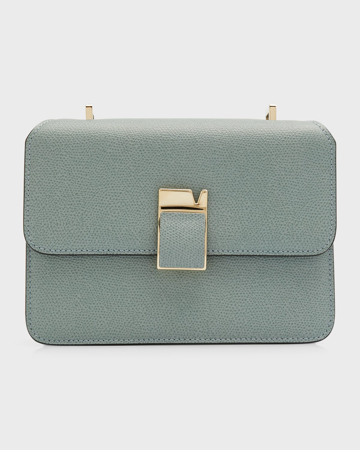 Valextra Nola Medium Flap Leather Crossbody Bag Neiman Marcus