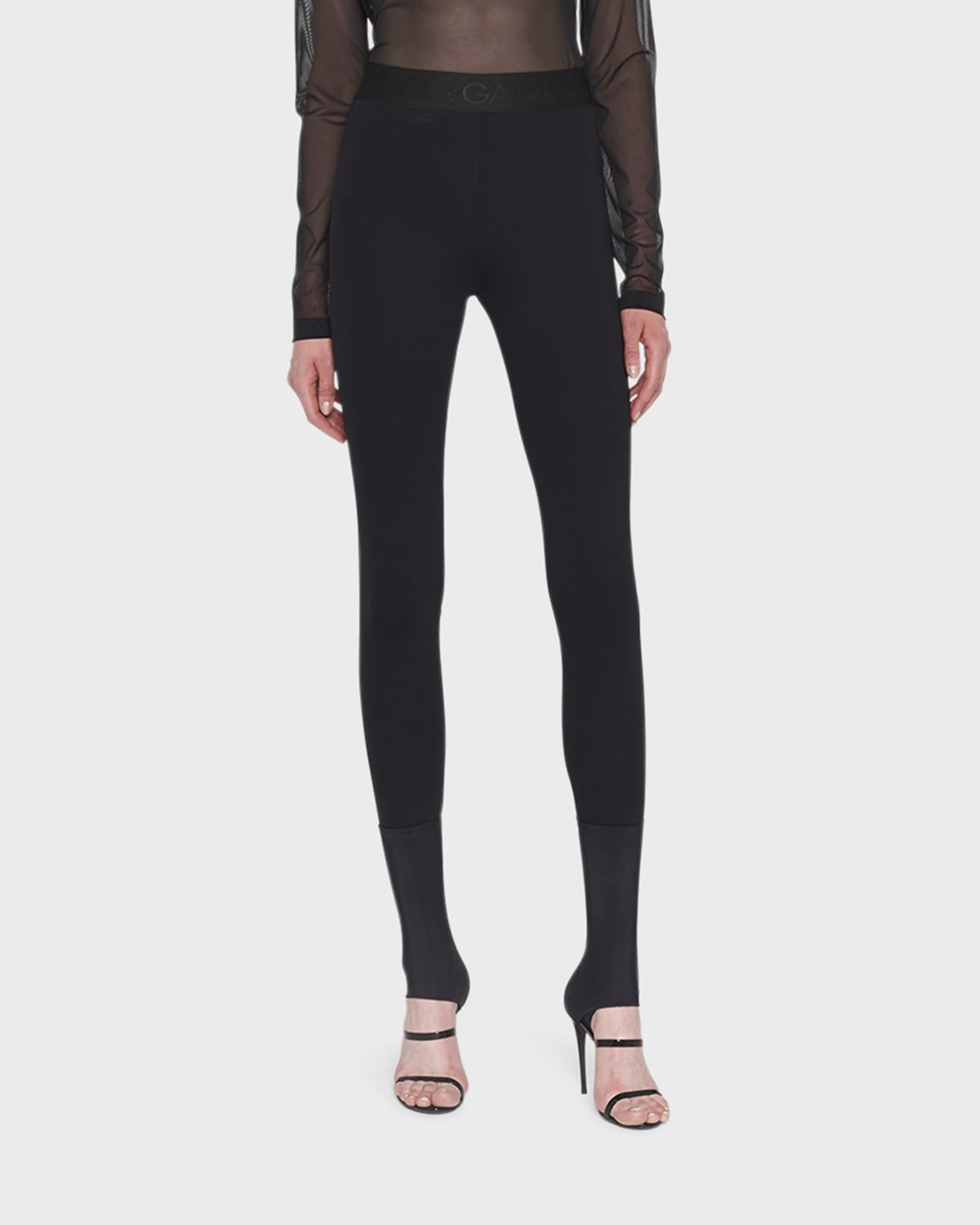 Dolce & Gabbana Leggings De Sarga Elástica | AR