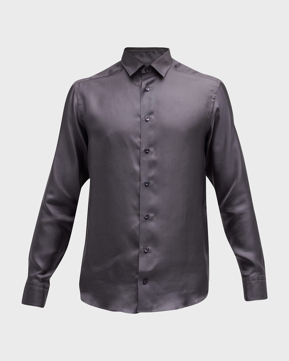 Eton Men's Slim-Fit Silk Dress Shirt | Neiman Marcus