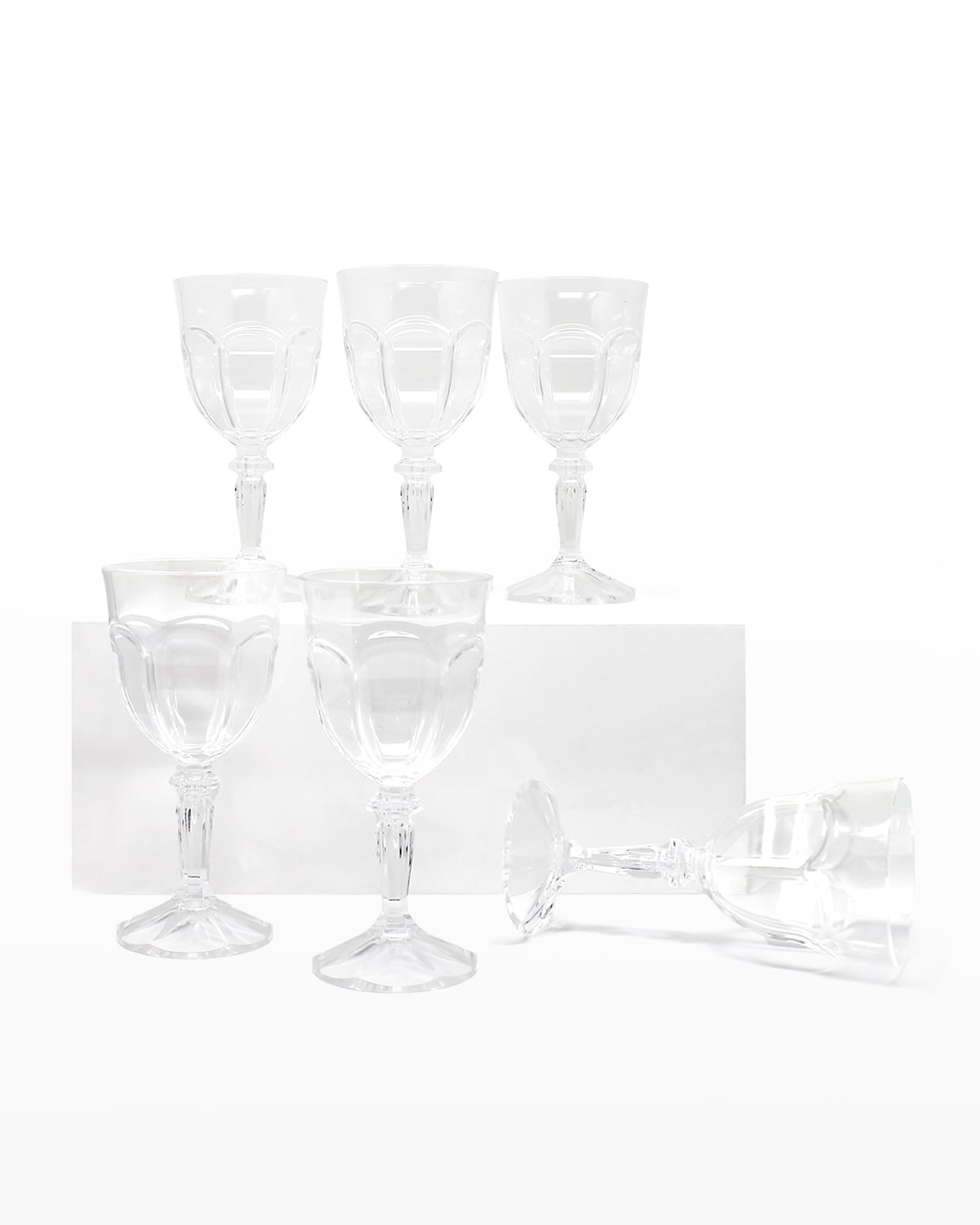 Lot De 7 Verres à Pied Neiman Marcus – étoiles Signés – Vintage