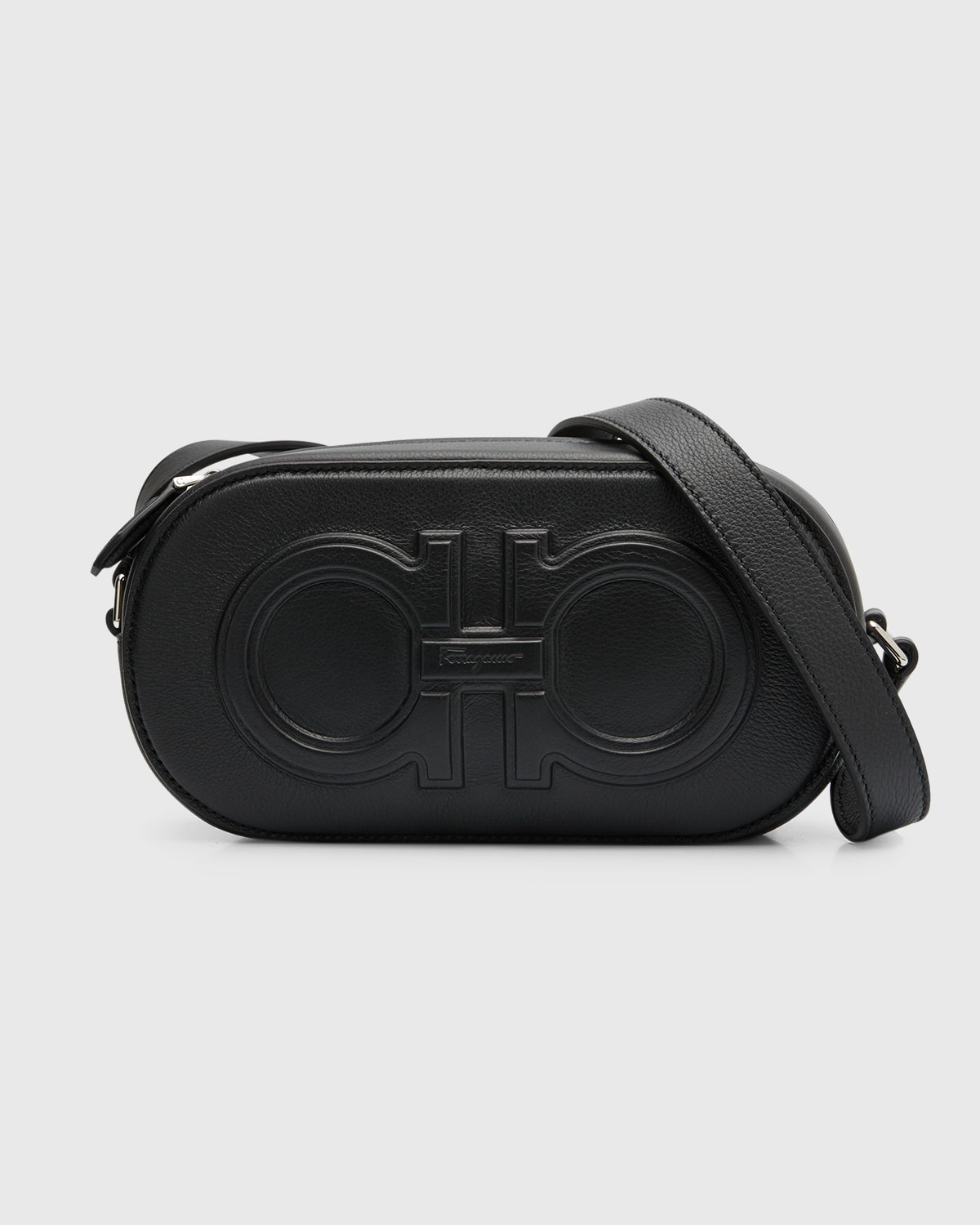 Versace Jeans Couture Men's Tactile Logo Crossbody Bag Neiman Marcus