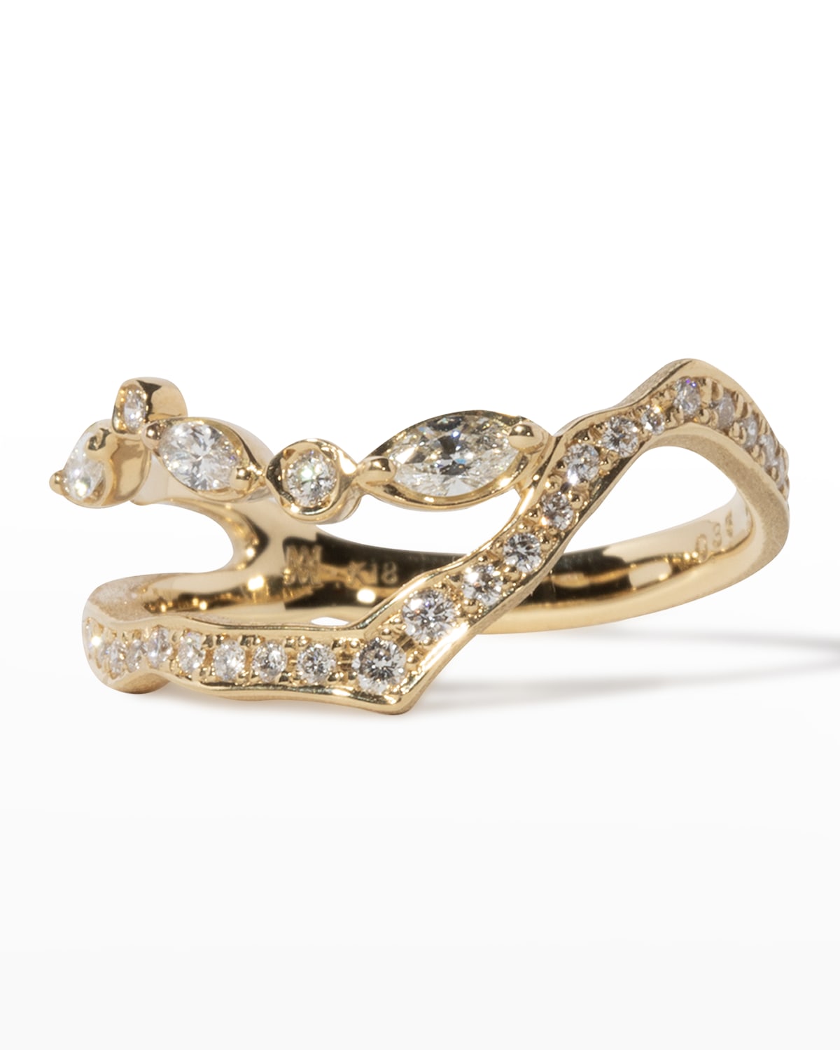 MILAMORE Kintsugi Single Diamond Ring II | Neiman Marcus