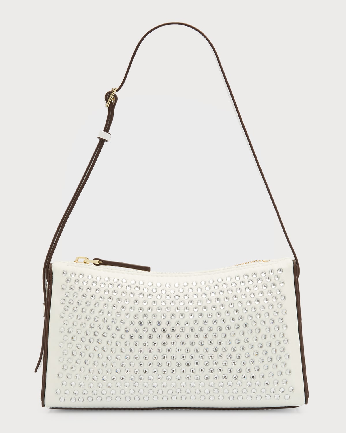 MANU ATELIER Three Zipped Leather Shoulder Bag | Neiman Marcus