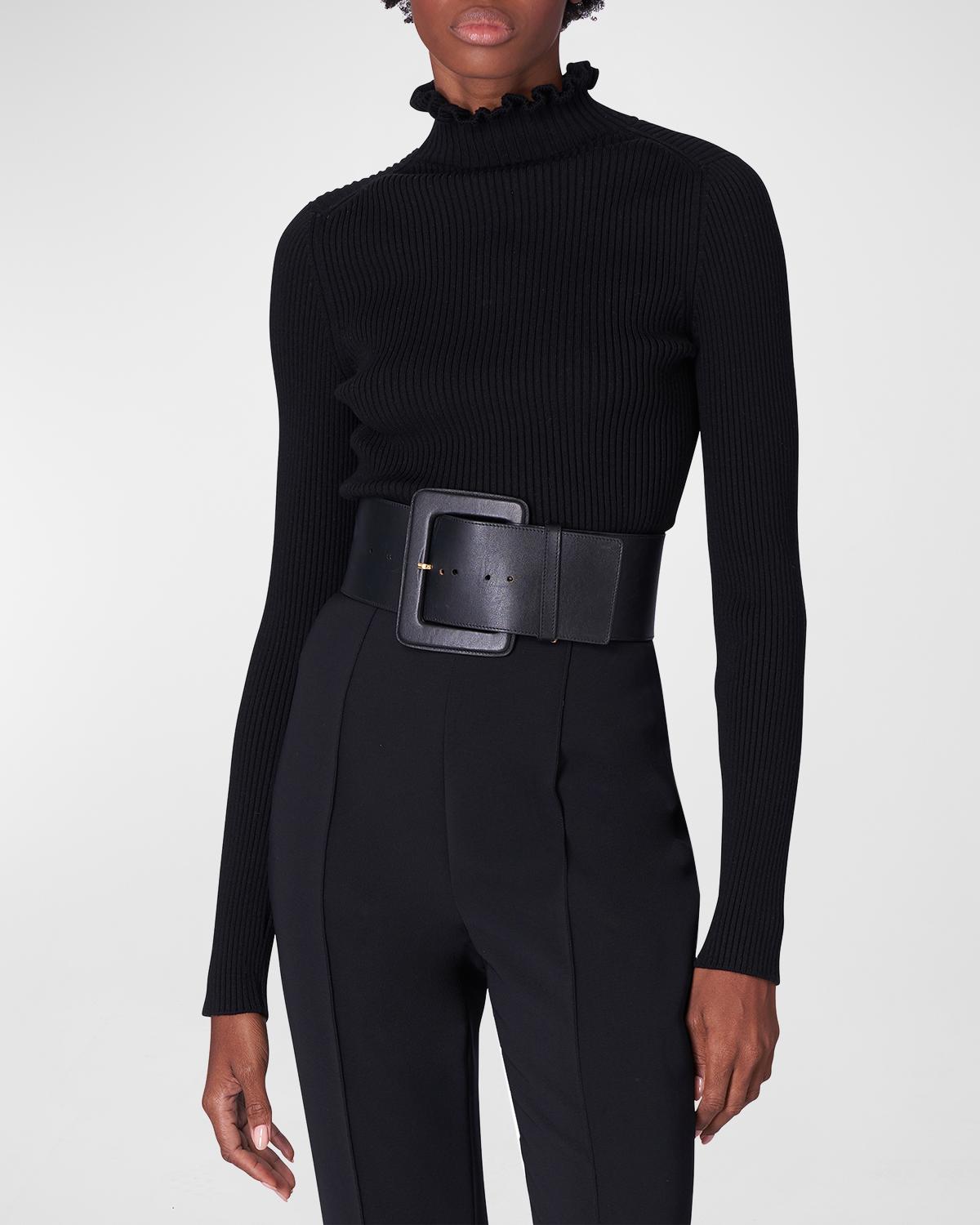 3150~CC COLLECTION Turtleneck Virgin Wool Sweater