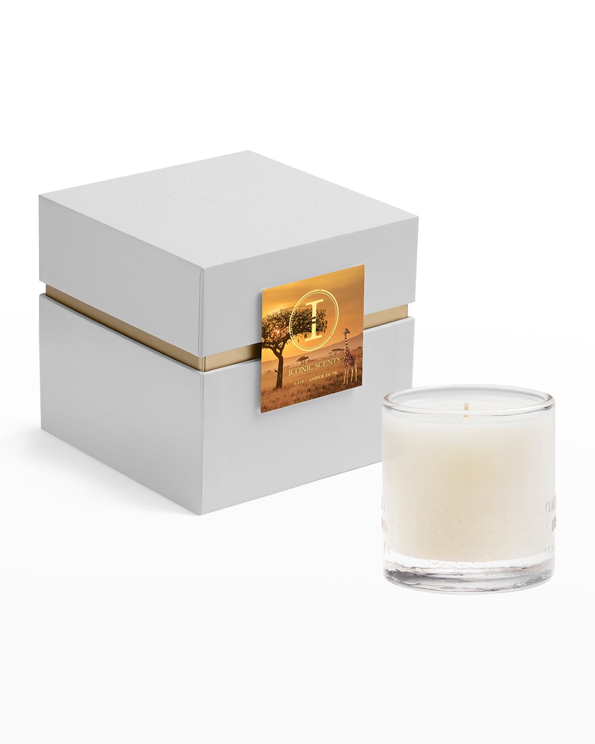 Iconic Scents 3 oz. Amber Dusk Candle Neiman Marcus
