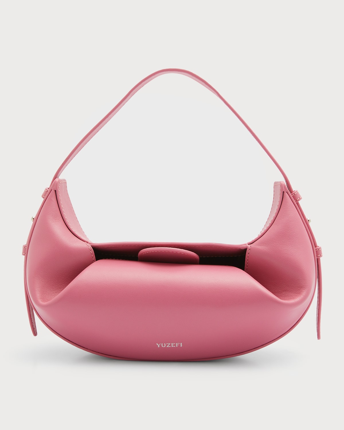 Yuzefi Mochi Drawstring Leather Shoulder Bag | Neiman Marcus