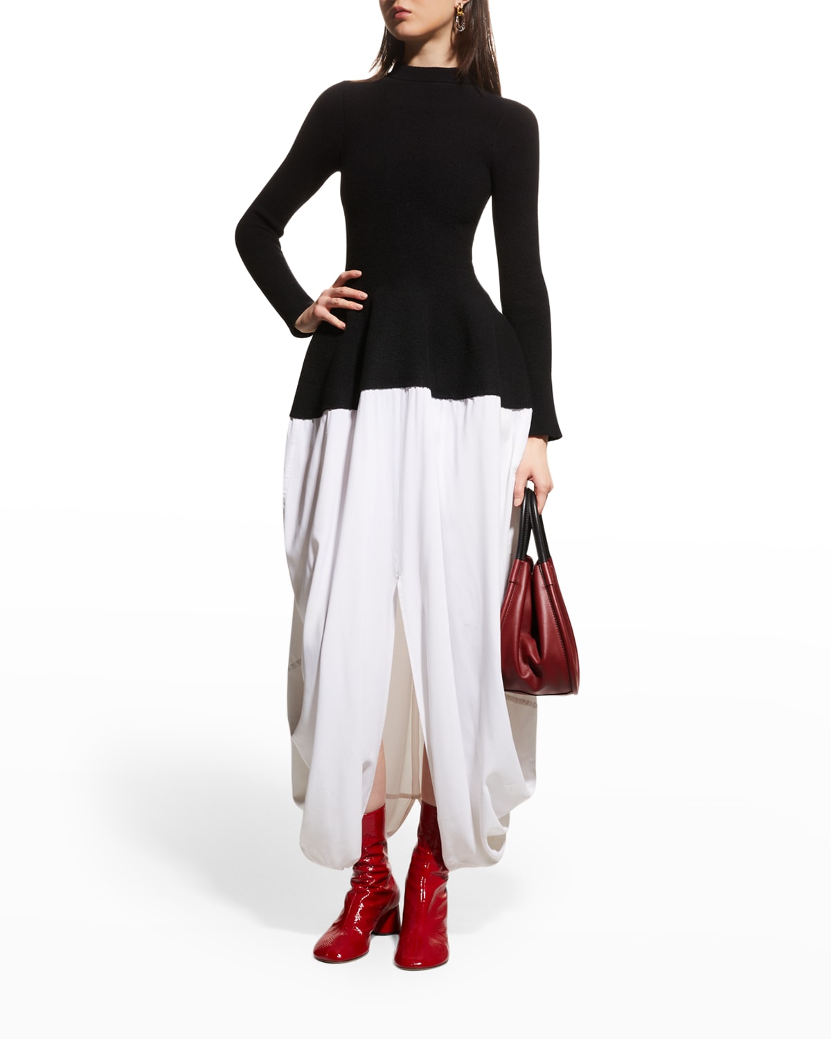 Proenza Schouler Textured Strapless Knit Top Neiman Marcus