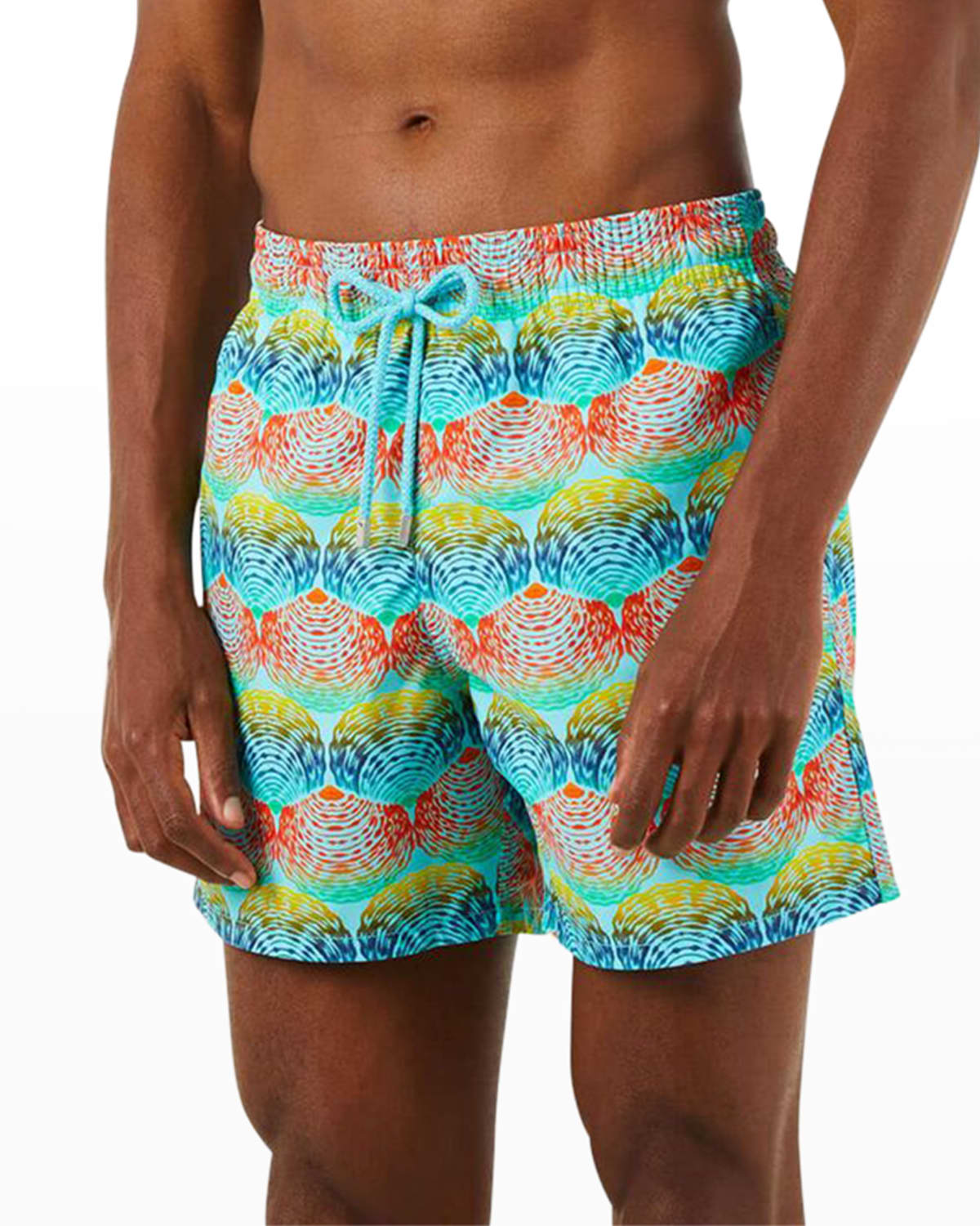 Vilebrequin Mens Moorea Turtle Jungle Swim Shorts Neiman Marcus