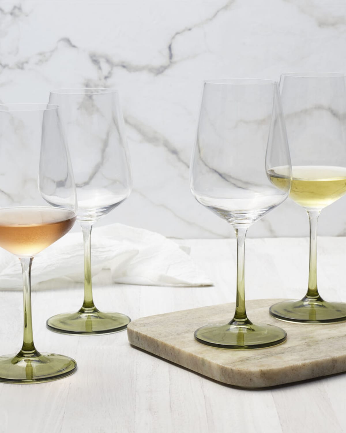 Mikasa Gianna Ombre White Wine Glasses, Set of 4 Neiman Marcus