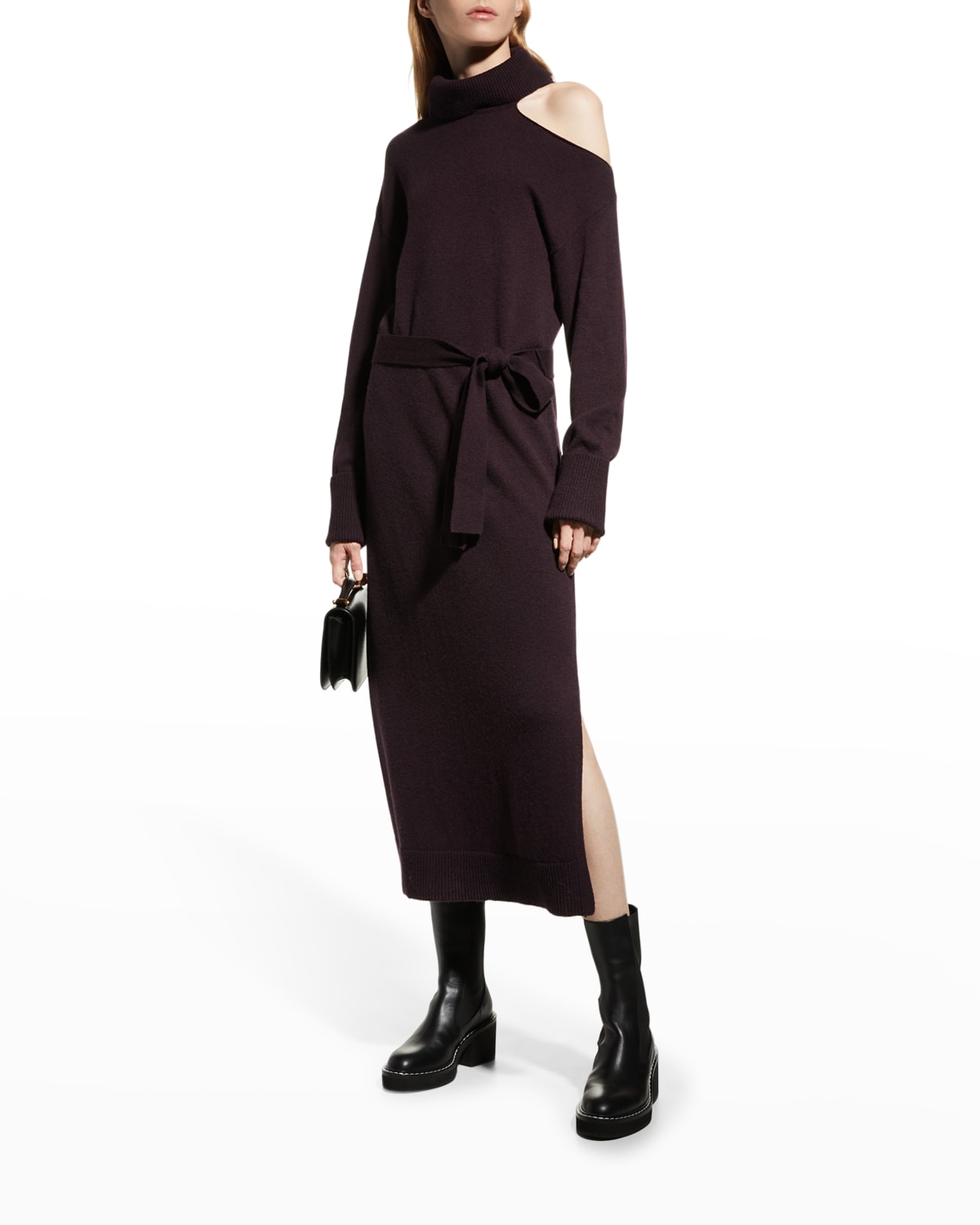 MICHAEL Michael Kors Merino Wool-Cashmere Turtleneck Sweater Dress | Neiman  Marcus
