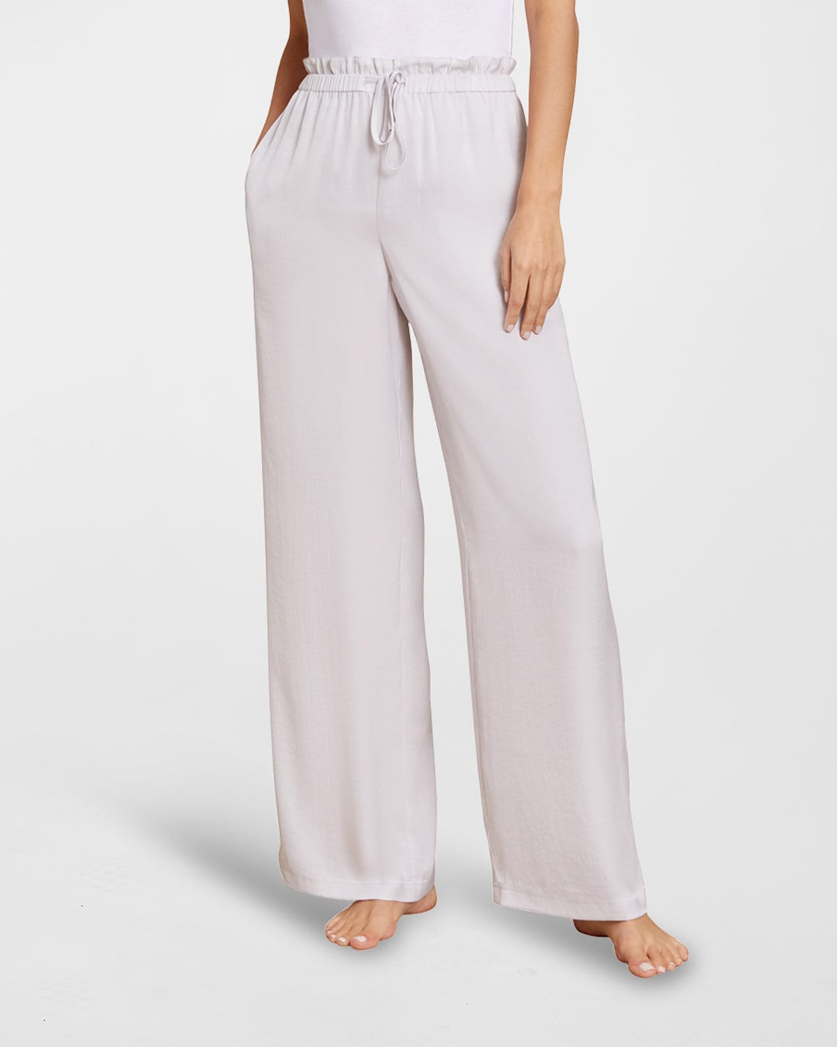 Barefoot Dreams Ribbed Wide-Leg Lounge Set | Neiman Marcus