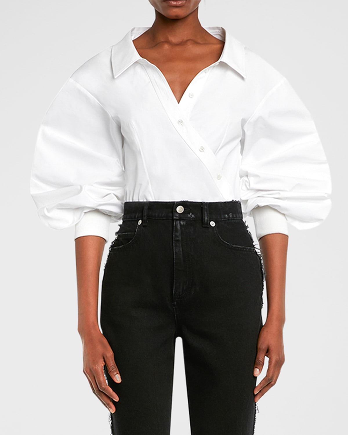 swoosh collared shirt