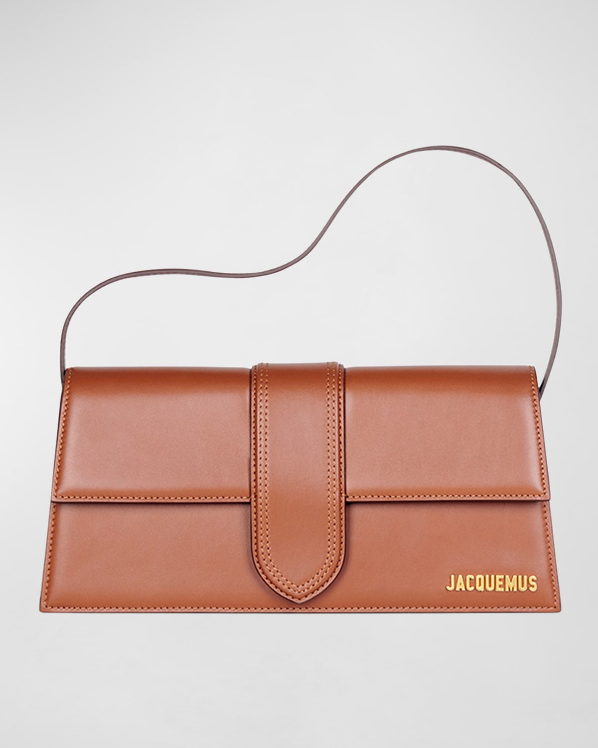 Jacquemus Le Bambino Long Leather Shoulder Bag | Neiman Marcus