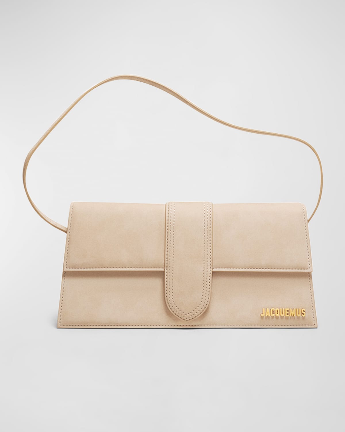 Jacquemus Le Bambino Long Leather Shoulder Bag | Neiman Marcus
