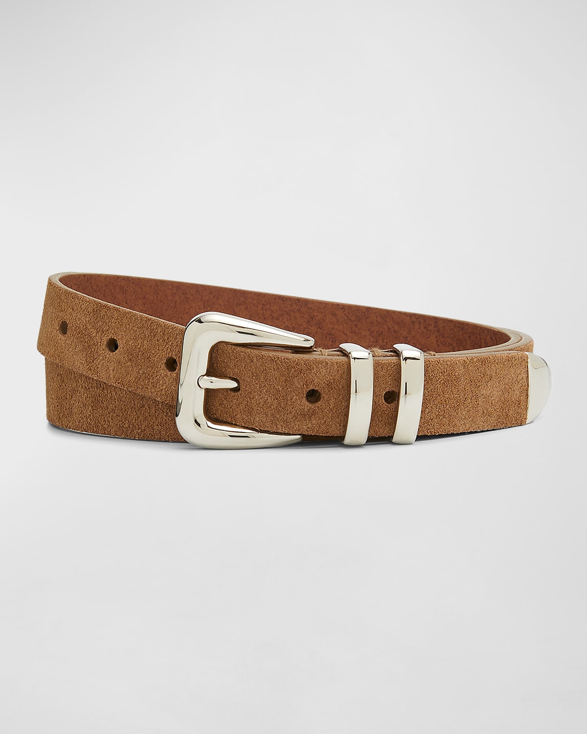 Santoni Men's Reversible Leather Belt Neiman Marcus