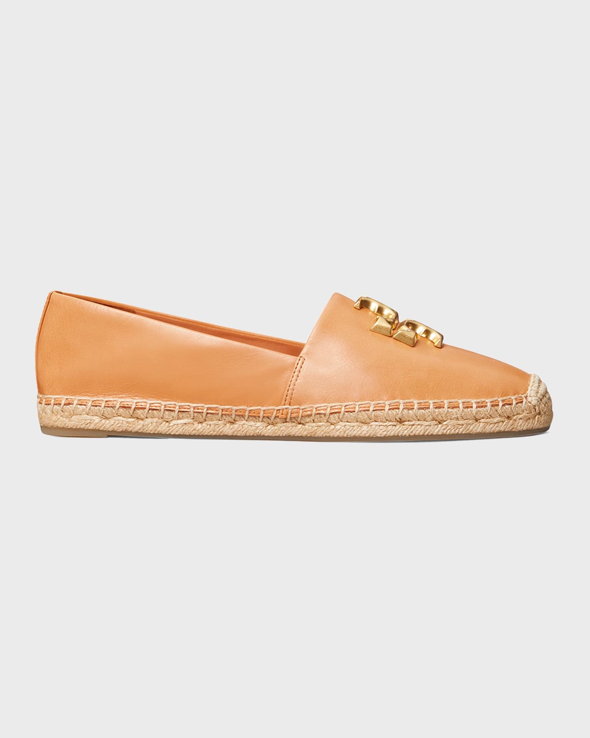 Tory Burch Ines Leather Logo Espadrilles Neiman Marcus