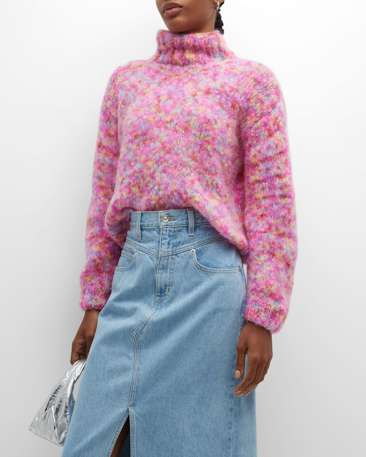 Turtleneck Sweater | Mauve