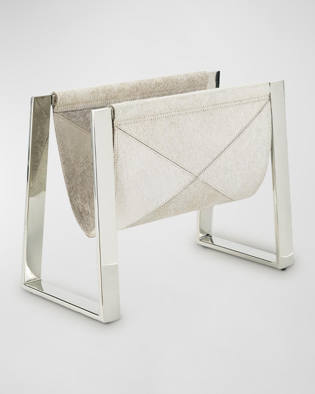 AERIN Classic Croc Magazine Rack | Neiman Marcus