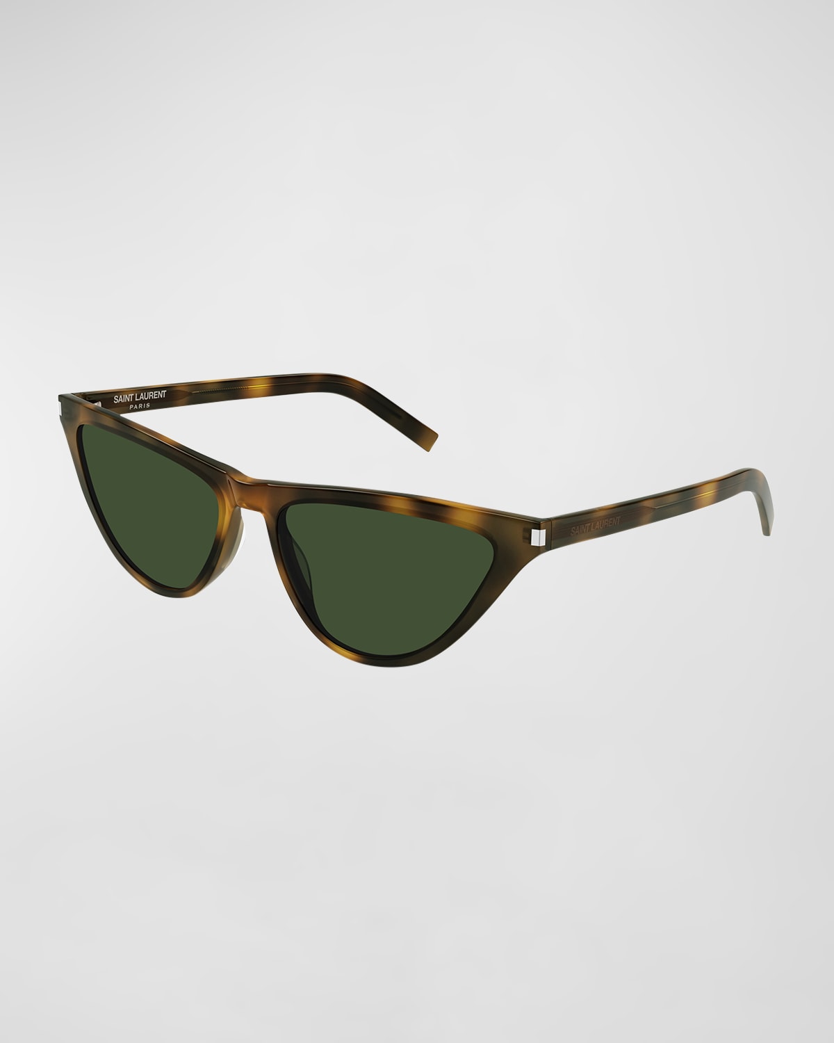 LOGO CAT EYE SUNGLASSES 513008 IN BLACK ACETATE WAVY FRAME main image 1
