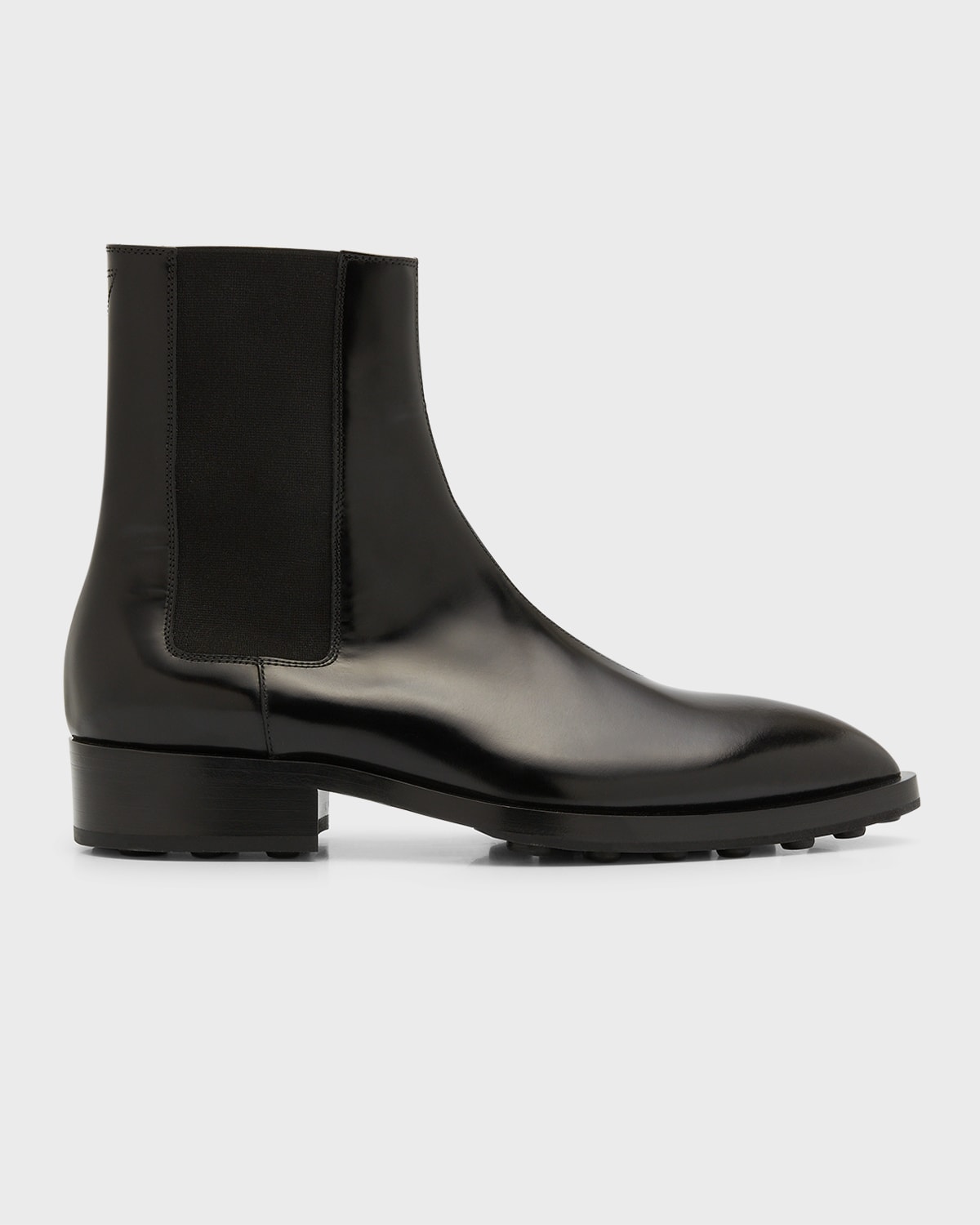 Saint Laurent Men's Wyatt 40 Leather Chelsea Boots | Neiman Marcus