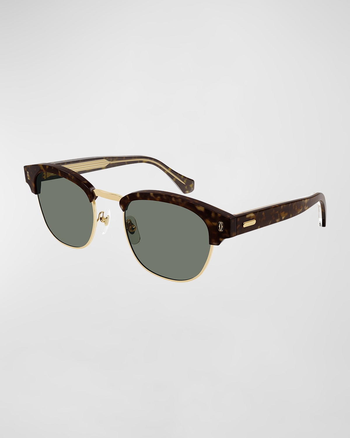 Gucci Men's Logo Plaqué Rectangle Sunglasses Neiman Marcus