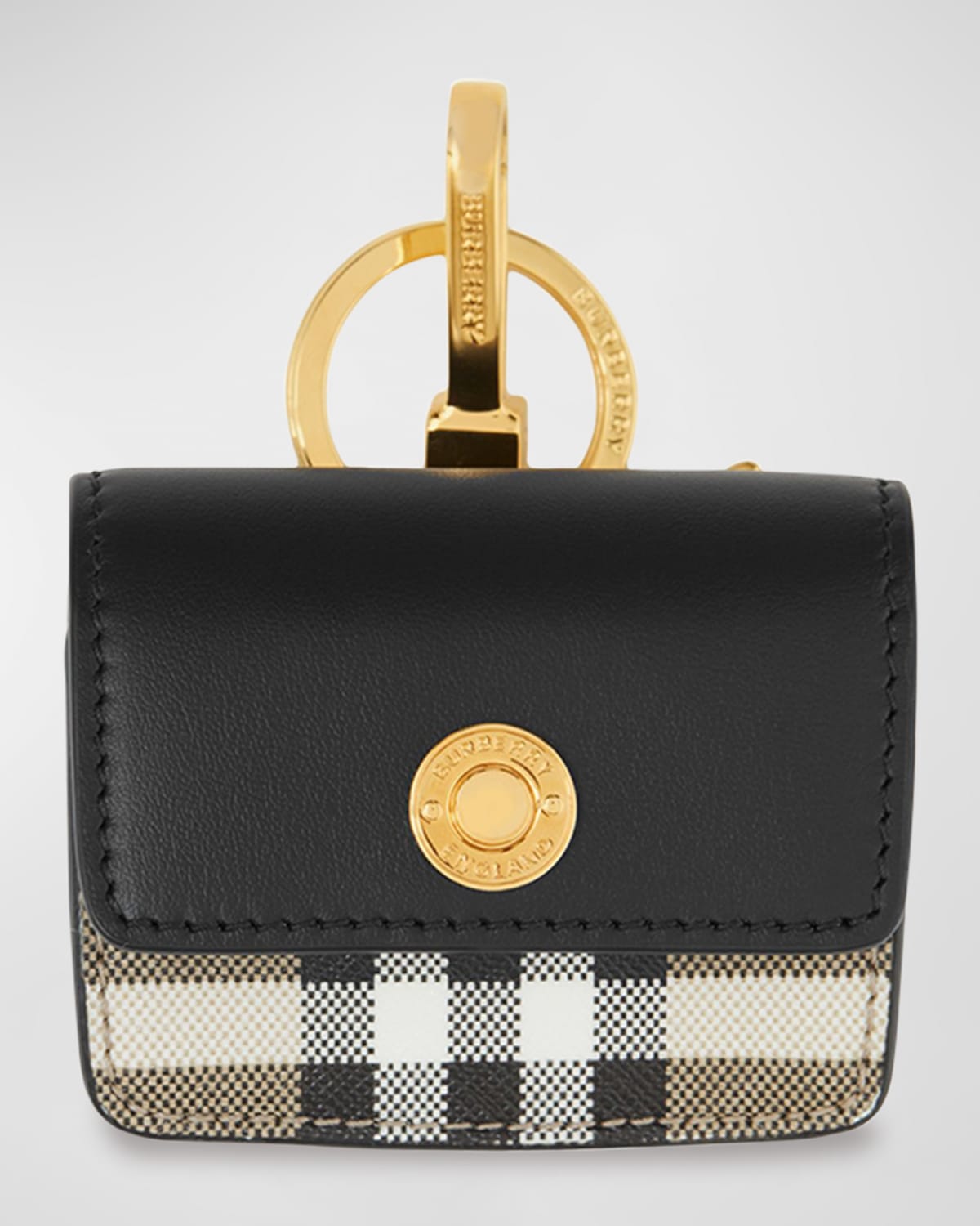Burberry New Hampshire Vintage Check Canvas & Leather Crossbody Bag |  Neiman Marcus