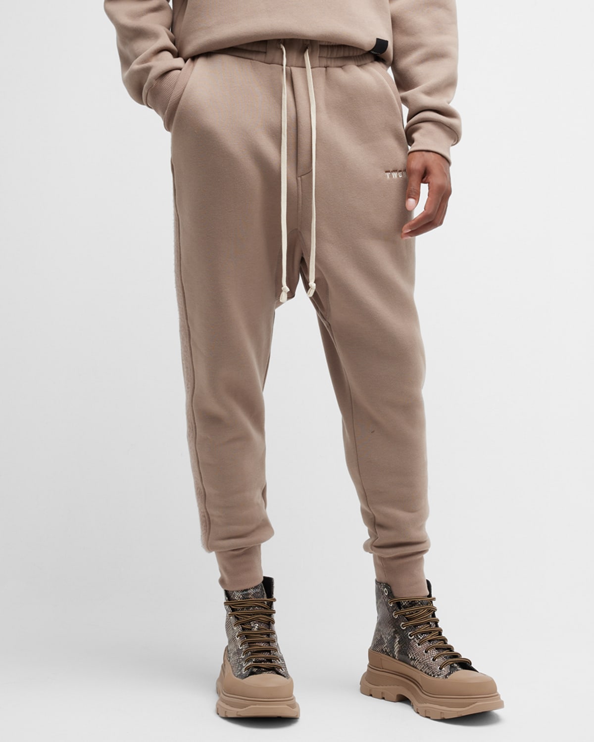 Y3 Men's Classic Terry Cuffed Pants Neiman Marcus