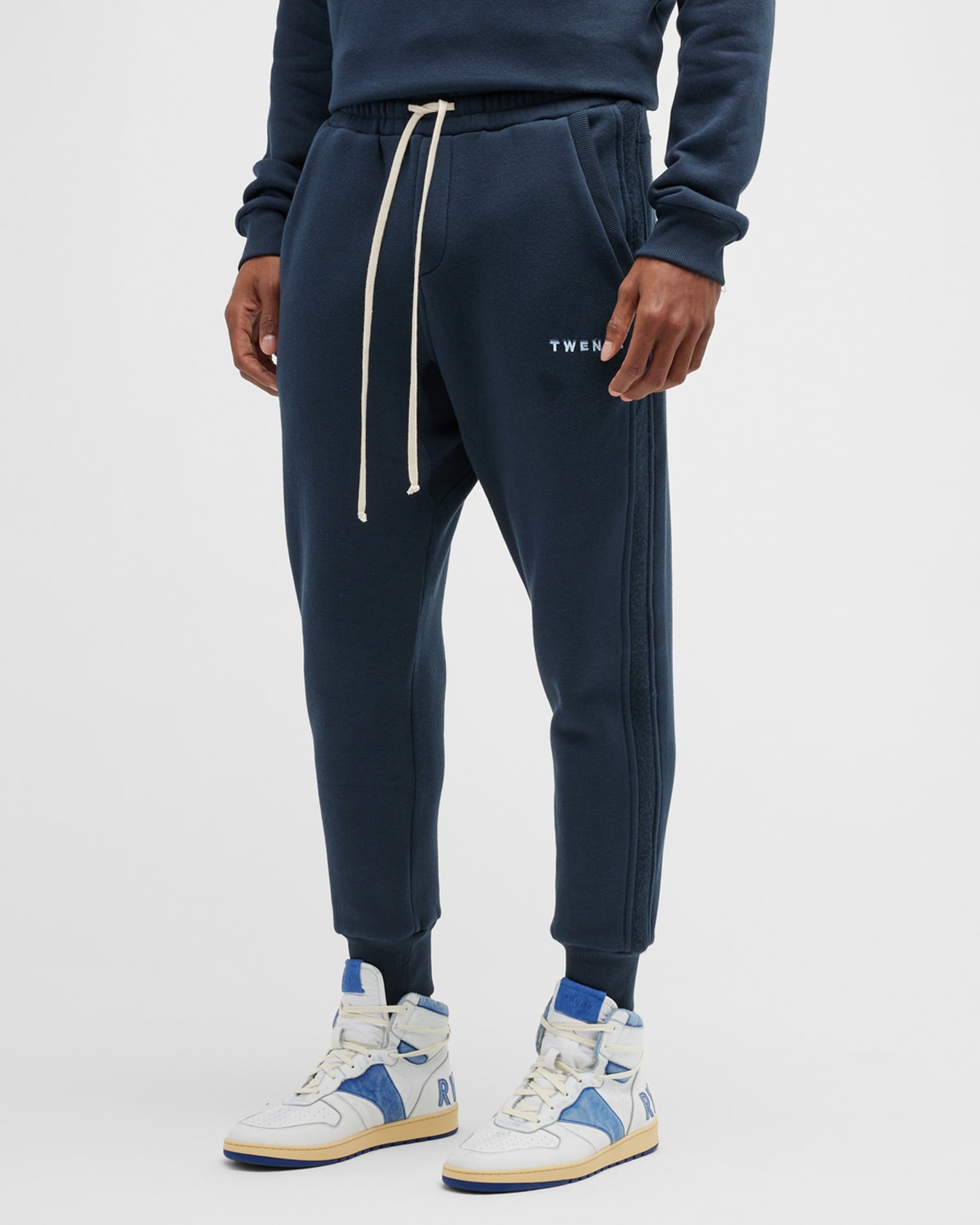 Y3 Men's Classic Terry Cuffed Pants Neiman Marcus