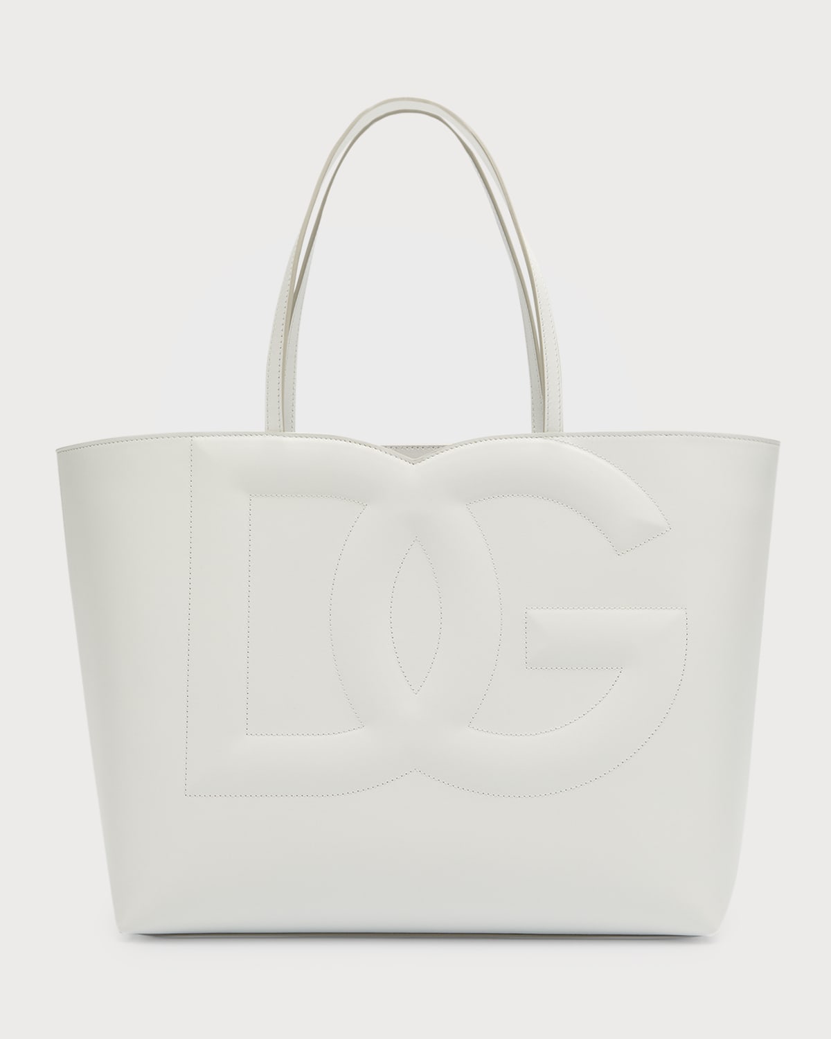 Dolce&Gabbana DG Logo Flap Leather Shoulder Bag | Neiman Marcus