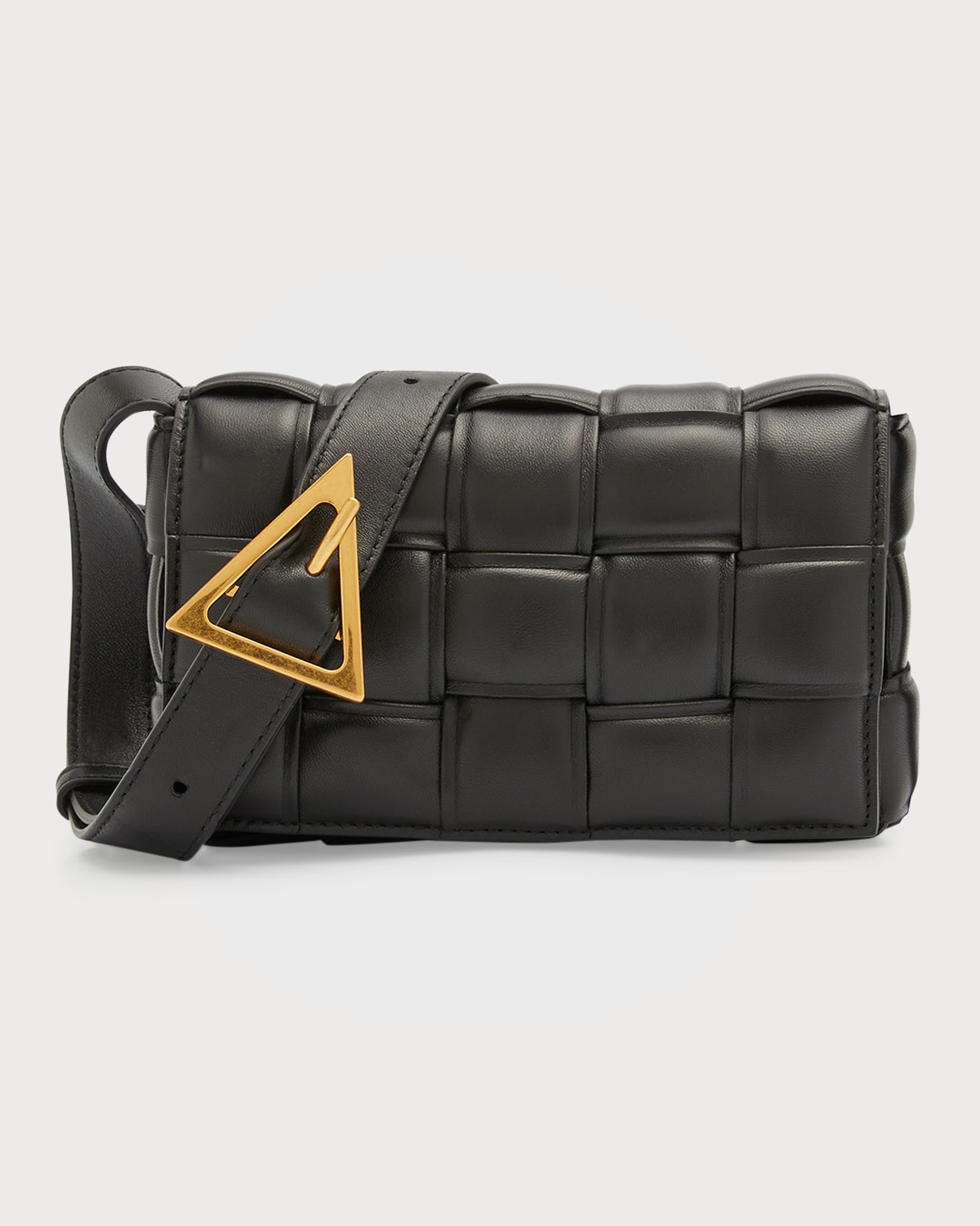 Bottega Veneta Cassette Padded Intreccio Leather Crossbody Bag | Neiman ...