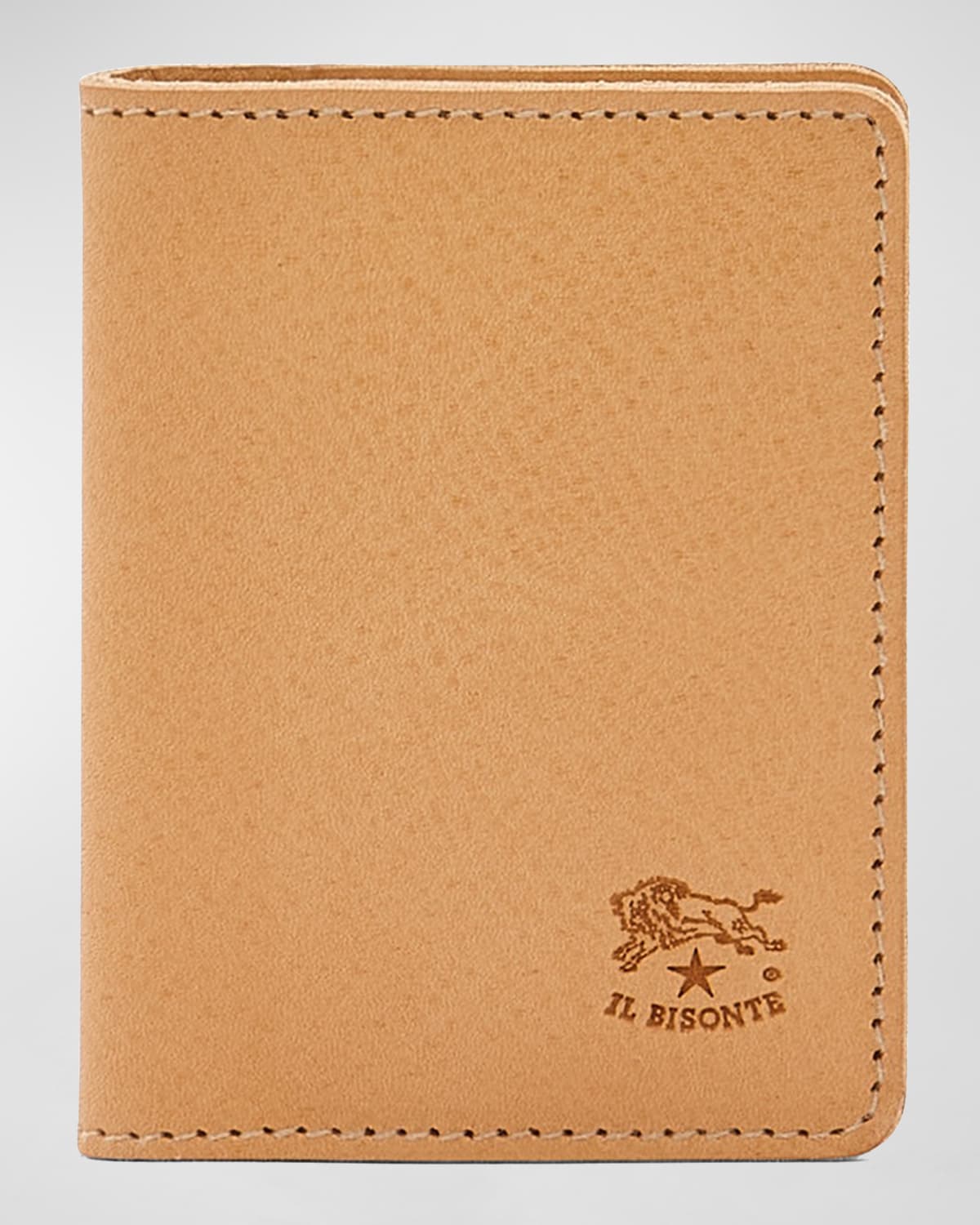 Il Bisonte Men's Oriuolo Leather Bifold Card Holder | Neiman Marcus