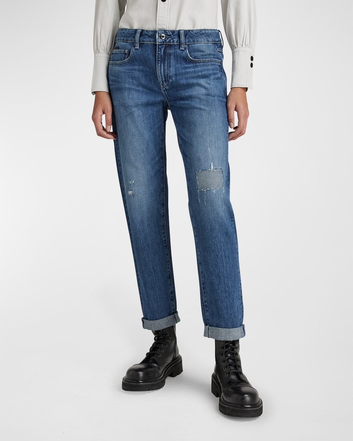 Joe's Jeans The Bobby Cropped MidRise Boyfriend Jeans Neiman Marcus