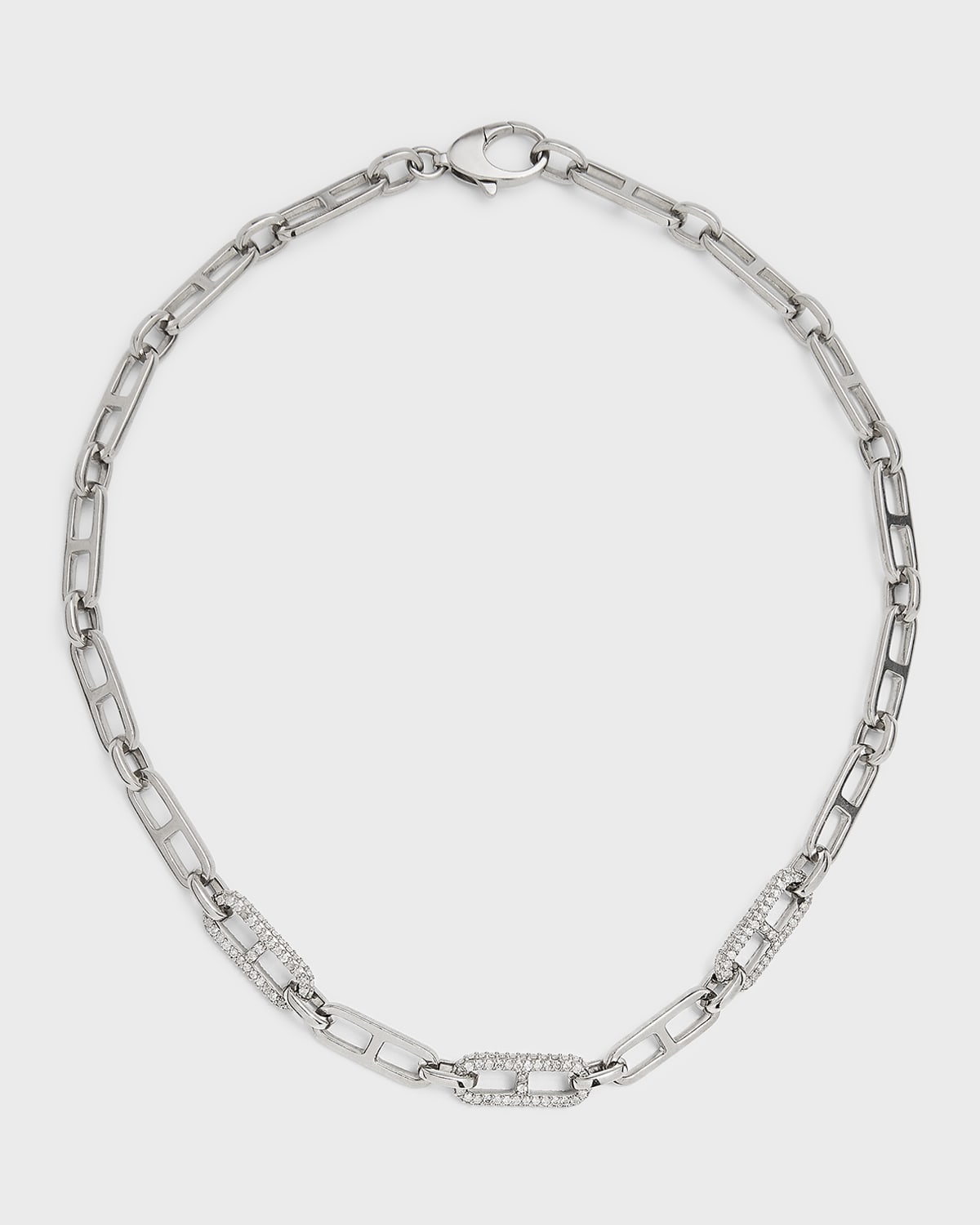 Sheryl Lowe Druzy Curb Chain Necklace Neiman Marcus