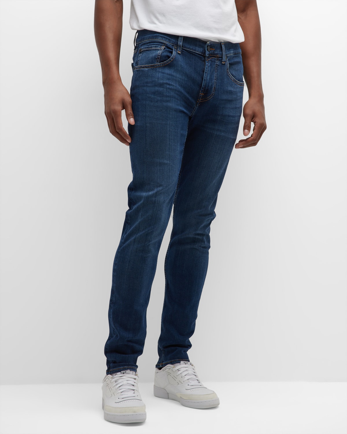 7 for all mankind Men's Luxe Performance Straight-Leg Jeans | Neiman Marcus