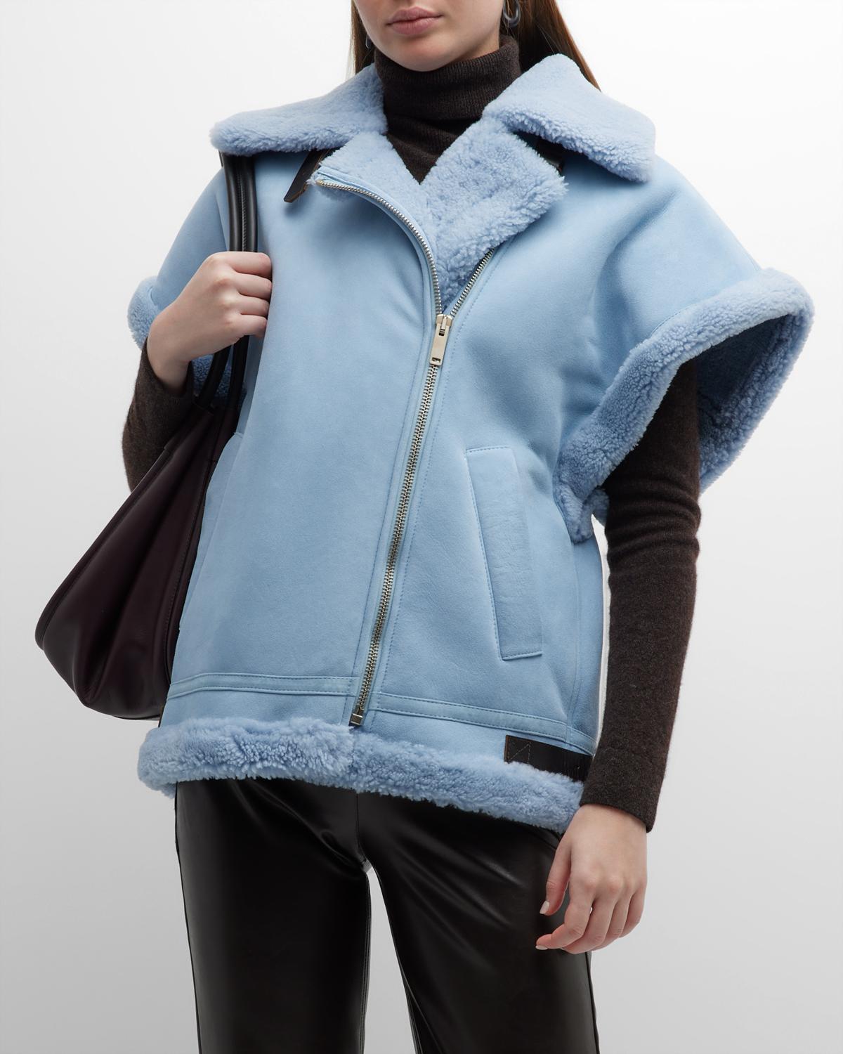 Gushlow and Cole Reversible Gilet w/ Shearling Lining | Neiman Marcus
