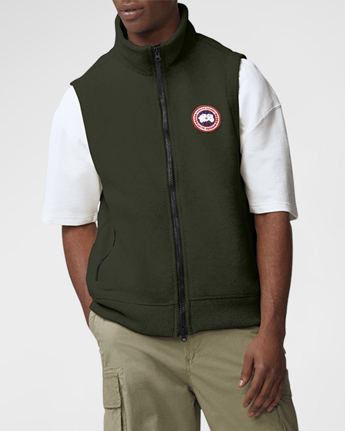 Canada Goose Men's Mersey Fleece Vest Neiman Marcus