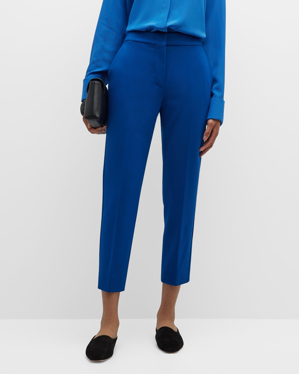 Max Mara Arizona Printed Straight-Leg Trousers | Neiman Marcus