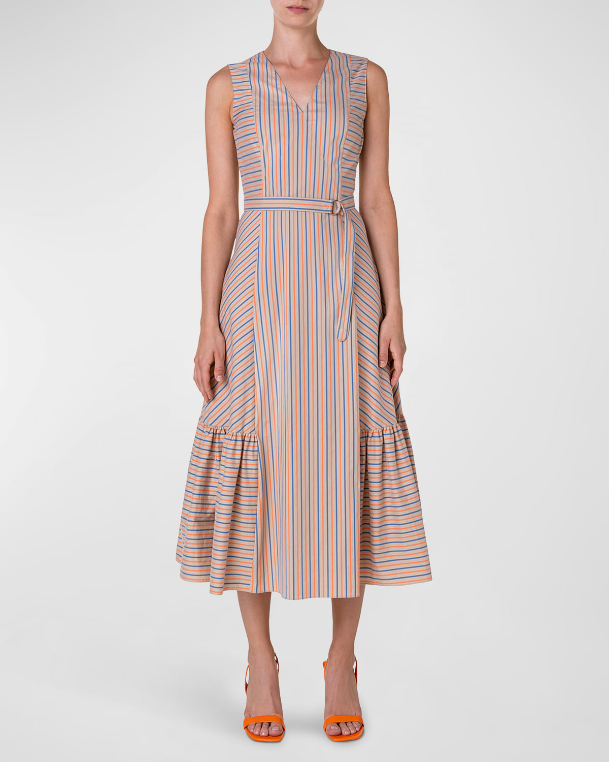 Colorblock Midi Dress