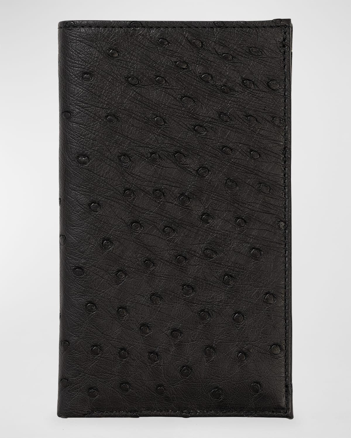 Abas Men's Matte Alligator Leather Bifold Coat Wallet Neiman Marcus