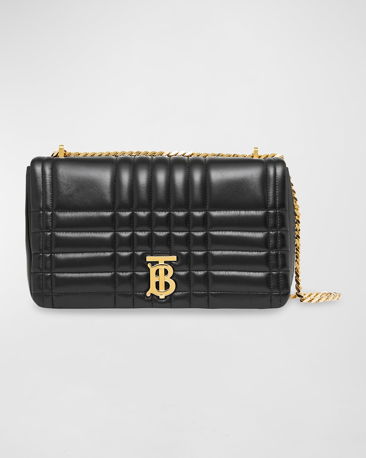 Burberry Lola Check Quilted Leather Shoulder Bag | Neiman Marcus