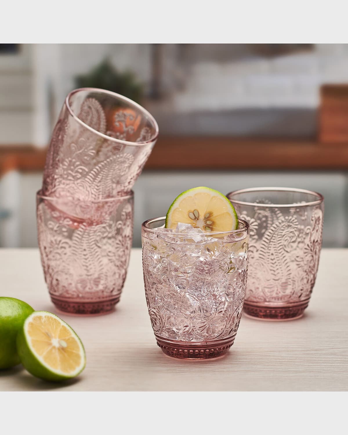 Neiman Marcus Double OldFashioned Glasses, Set of 4 Neiman Marcus