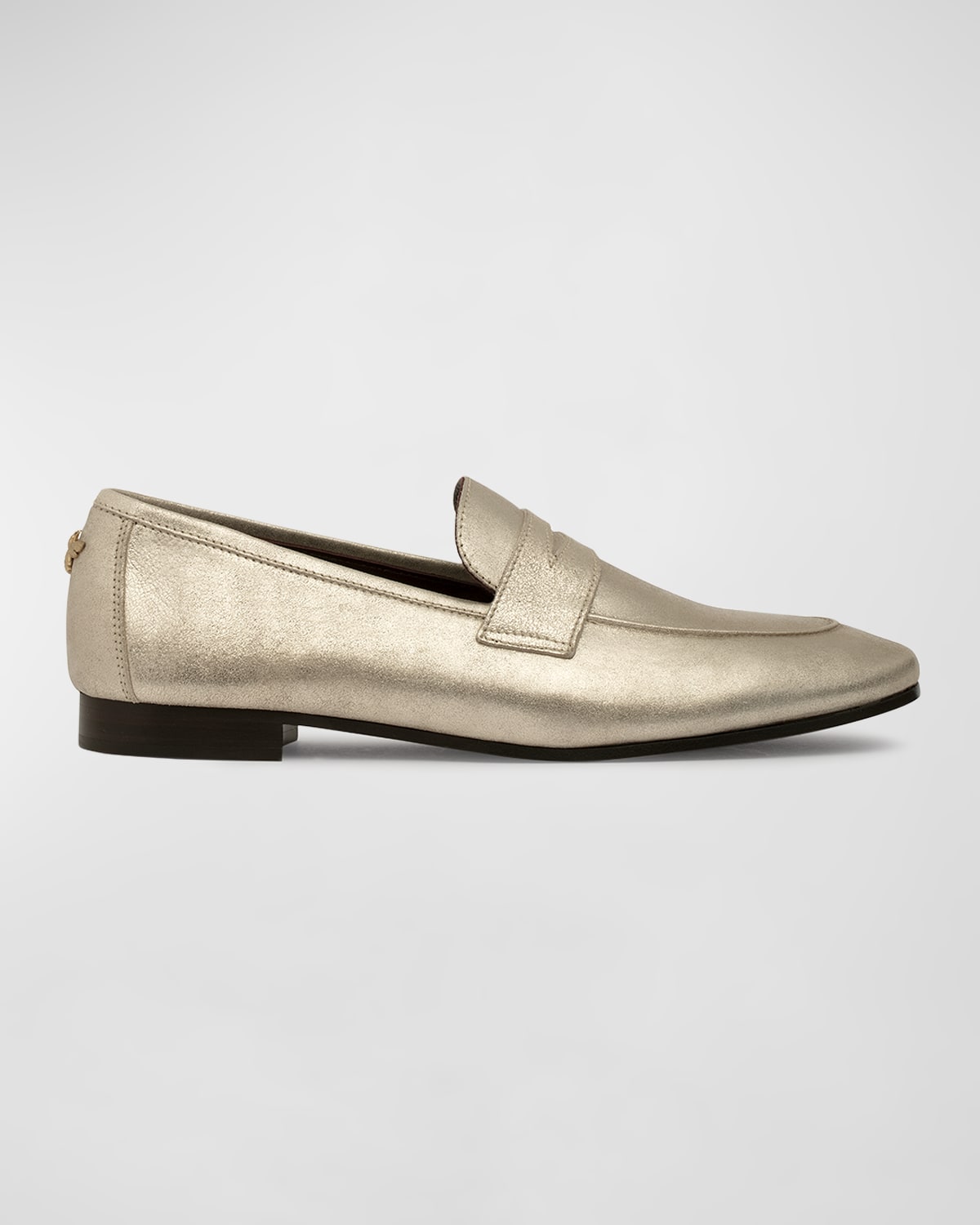 Bougeotte Suede SlipOn Penny Loafers Neiman Marcus