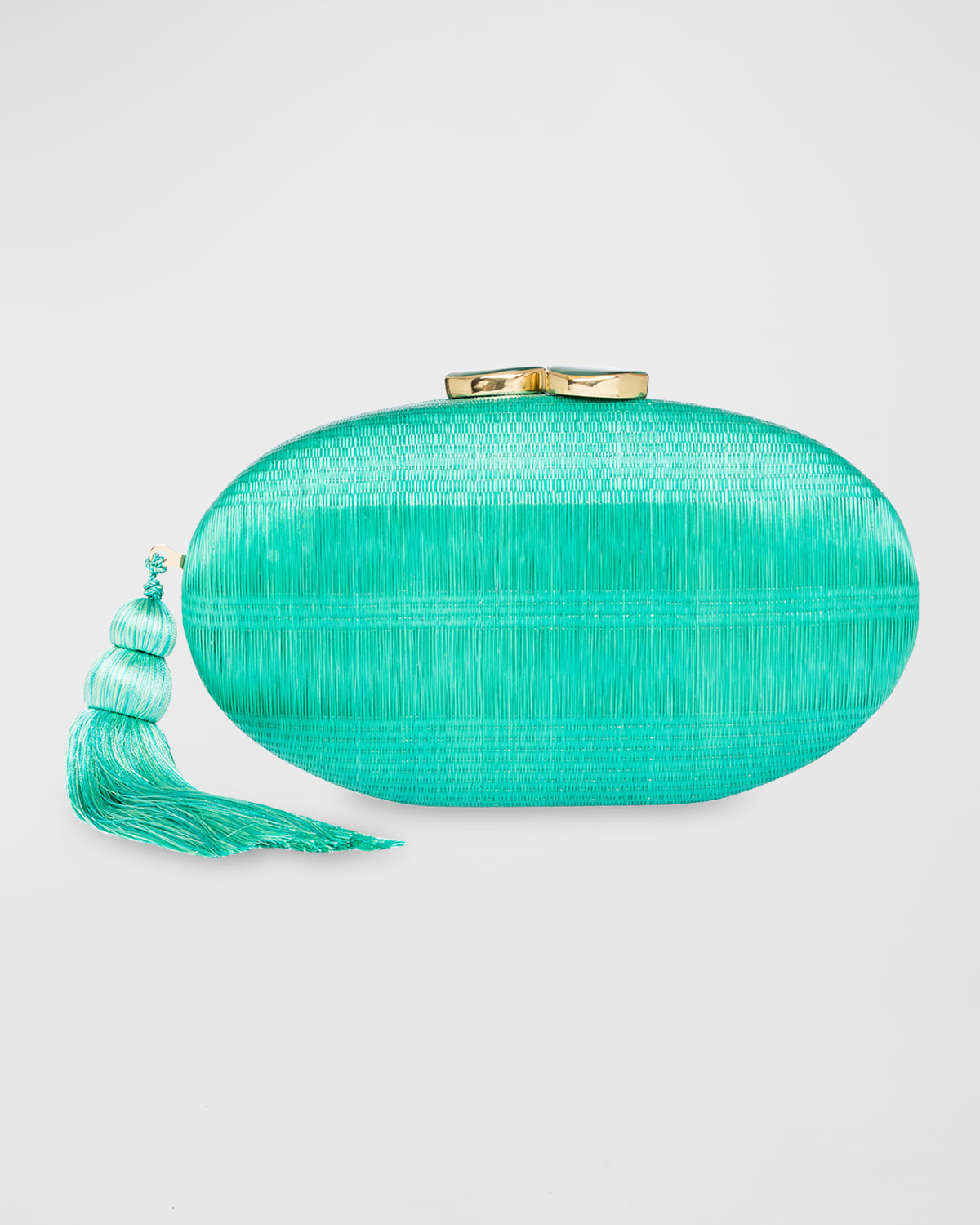 Rafe Joanna Straw Clutch Bag w/ Chain Strap Neiman Marcus