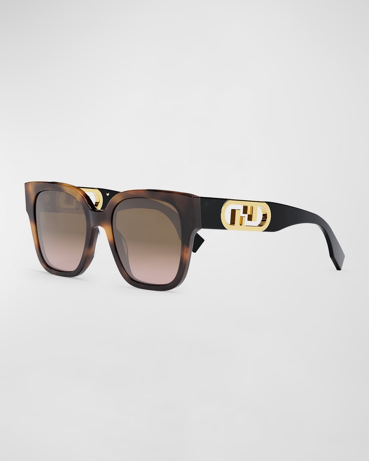 Fendi Ff Square Acetate Sunglasses Neiman Marcus 8883