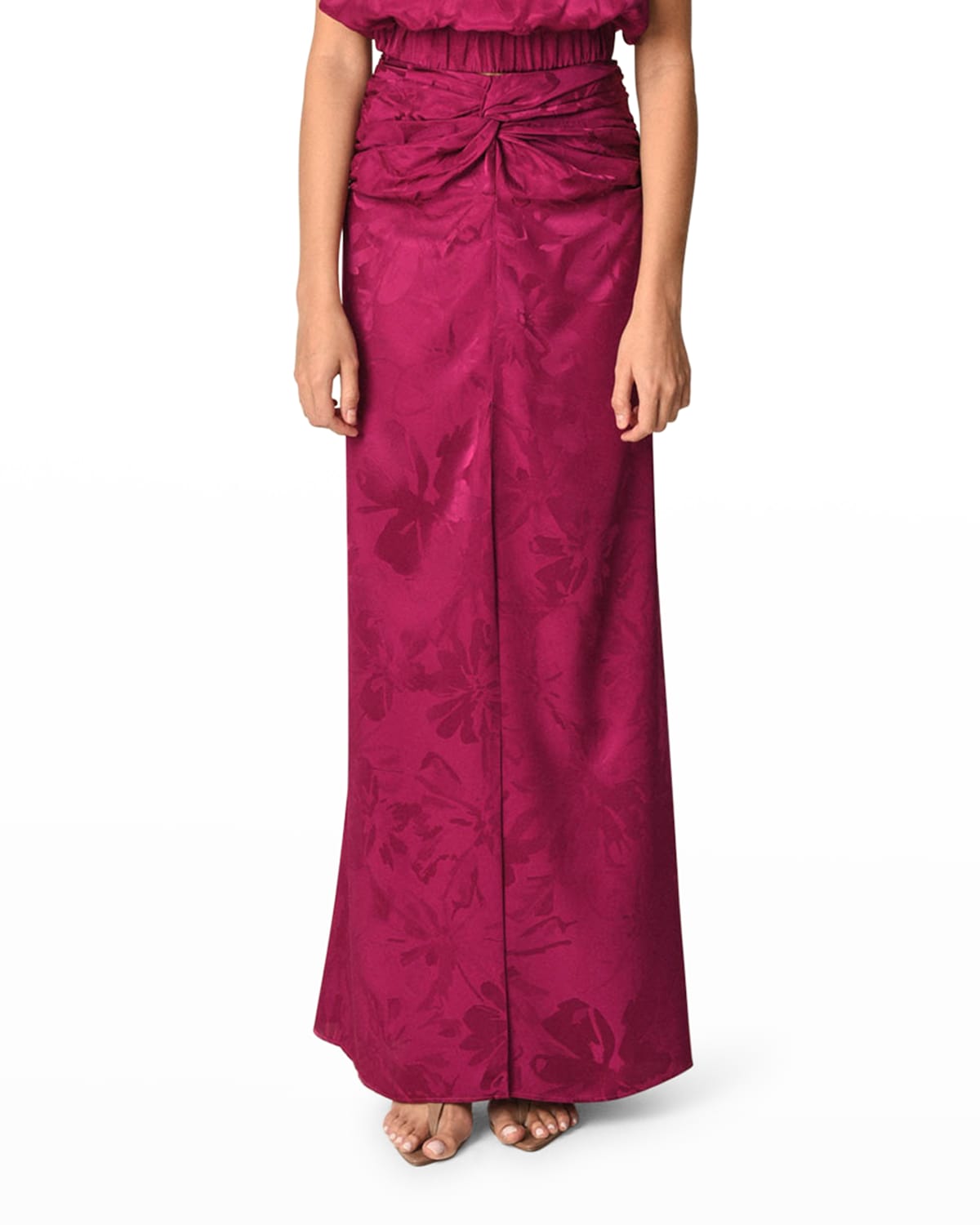 TIERED MAXI SKIRT BREAKFAST WITH SILVIA